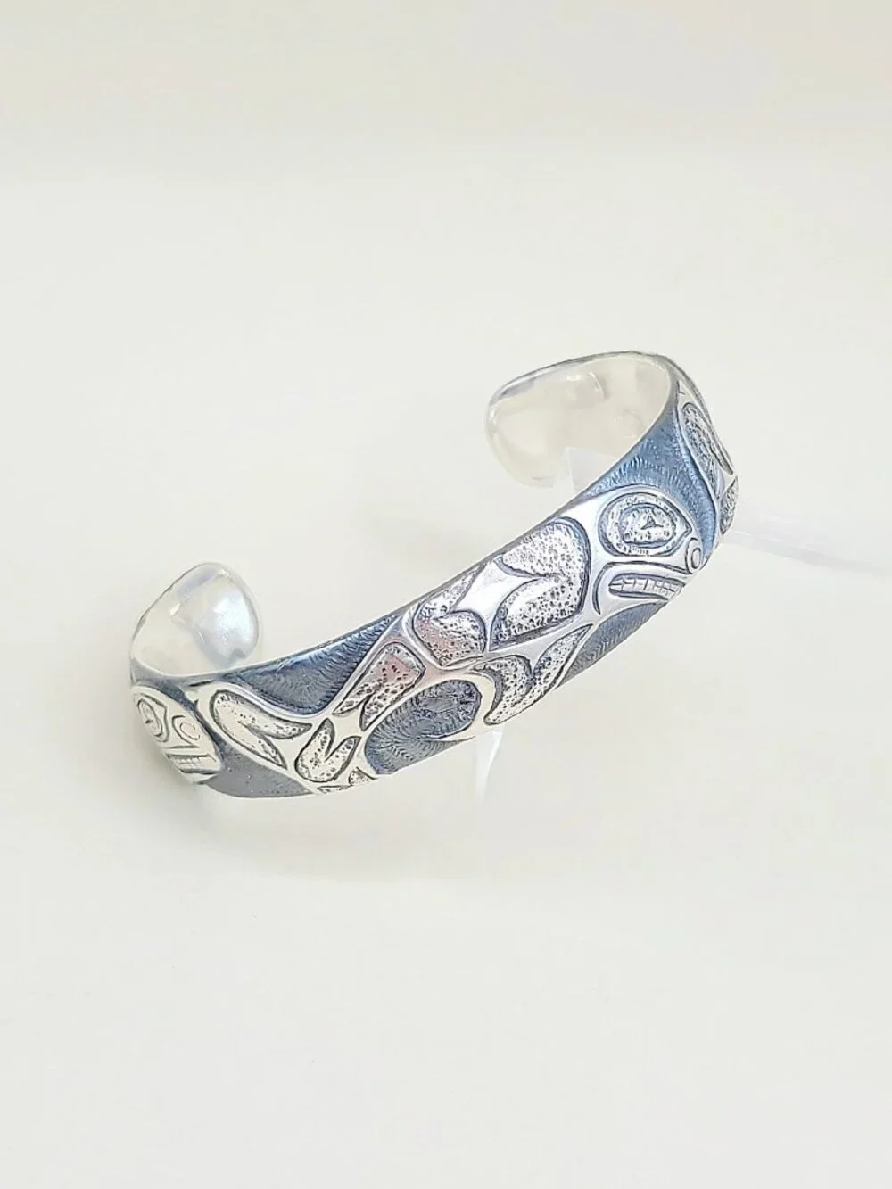 David Yurman Wide Northwest Cuff Bracelet in Sterling Silver - 17mm - 7" - Picture 8 of 13